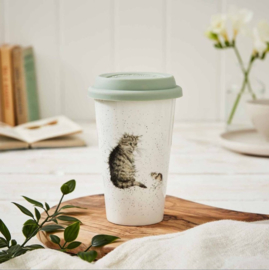 Wrendale Designs Travel Mug 'Cat and Mouse'