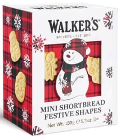 Walkers Mini Shortbread Snowman - 33 stuks - 150 gr