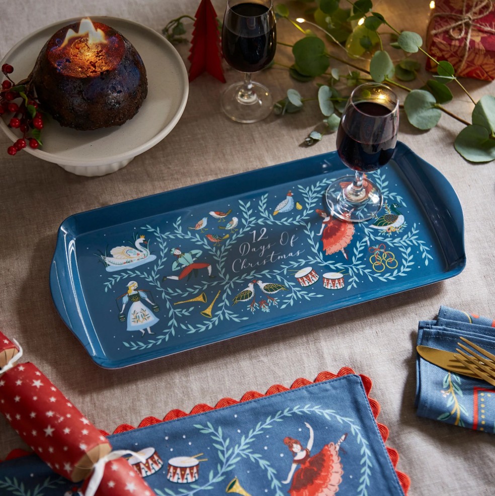 Ulster Weavers Small Tray - 12 Days of Christmas