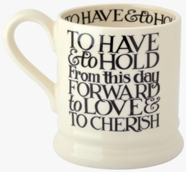 Emma Bridgewater Black Toast - 'Mr & Mr' Set of 2 1/2 Pint Mugs Boxed