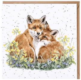 Wrendale Designs 'Growing Wild Together' Fox Card