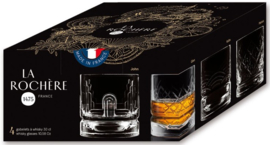 La Rochère Set van 4 Whiskey Glazen - Dandy
