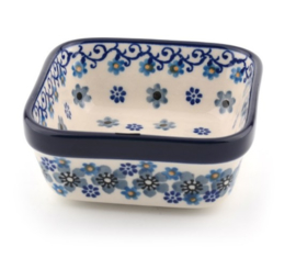 Bunzlau Square Bowl 170 ml 10 x 10 cm Winter Garden