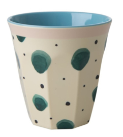 Rice Medium Melamine Cup - Watercolor Splash Print