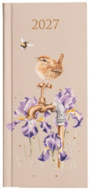 Wrendale Designs Slim Diary 2027- stevige flexibele kaft