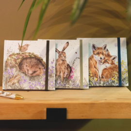 Wrendale Designs Notebook 'The Wild Patch' Hedgehog
