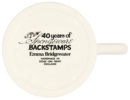 Emma Bridgewater Backstamps From 40 Years - 1/2 Pint Mug