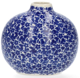 Bunzlau Wall Vase Belly 150 ml - Indigo