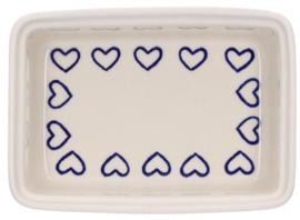 Bunzlau Butter Dish - Blue Valentine