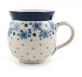 Bunzlau Farmers Mug 370 ml - Blue White Love