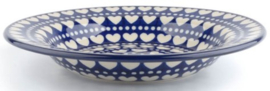 Bunzlau Soup Plate Ø 23,5 cm Blue Valentine