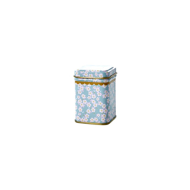 Rice Tin Spice Jars in Assorted Small Flower Prints - set van 6