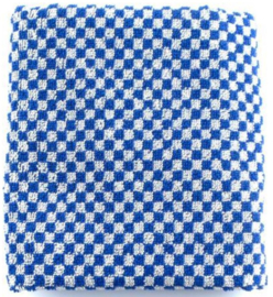 Bunzlau Kitchen Towel Small Check Royal Blue