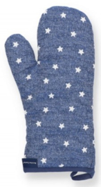 Bunzlau Oven Glove White Stars