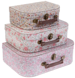 Sass & Belle Vintage Floral Suitcases - Set of 3