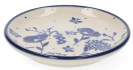 Bunzlau Teabag Dish Ø 10 cm - Flower Festival