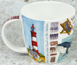 Emma Ball Mug with Gift Box - Coastal Pieces -mok met rond oor-