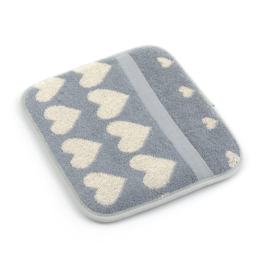 Bunzlau Kitchen Pot Holder Hearts Grey