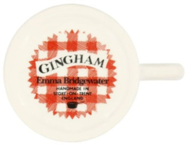 Emma Bridgewater Red Gingham - Blooming Good Tea - 1/2 Pint Mug