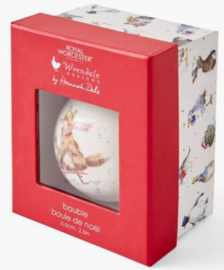 Wrendale Designs 'The Sleigh Ride' Christmas Bauble