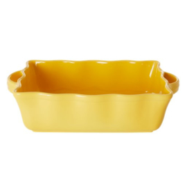 Rice Large Stoneware Oven Dish in Yellow