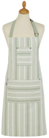 Ulster Weavers Cotton Apron - Sage Stripe