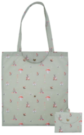 Wrendale Designs 'Garden Friends' Foldable Shopper Bag - nieuw