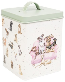 Wrendale Designs Dog Treat Tin -green-