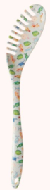 Rice Melamine Pasta Spoon in 'Choose Happy' Prints