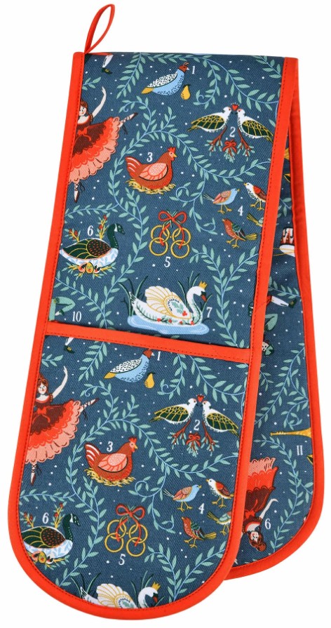 Ulster Weavers Double Oven Glove - 12 Days of Christmas
