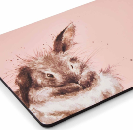 Wrendale Designs Placemats 'Bathtime' Rabbit - Set of 6 -small size-