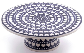 Bunzlau Cake Stand Ø 28,5 cm Blue Valentine