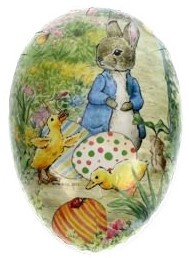 Meander Kartonnen Ei Beatrix Potter - Peter Rabbit met 2 eendjes