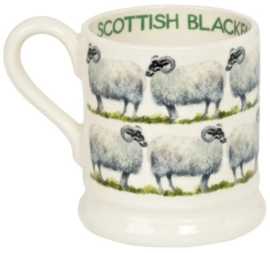 Emma Bridgewater - Farmyard Animals - Scottish Blackface Sheep - 1/2 Pint Mug