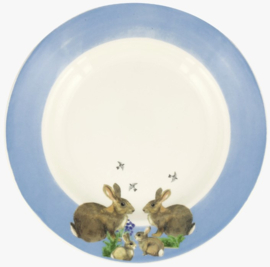 Emma Bridgewater Bright New Morning - Rabbits & Kits 8 1/2 Inch Plate