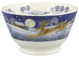 Emma Bridgewater Winter Animals - Midnight Hare - Small Old Bowl