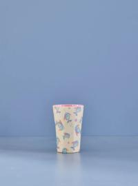 Rice Tall Melamine Cup - Fish Print