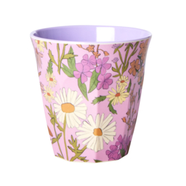 Rice Medium Melamine Cup - Daisy Dearest Print