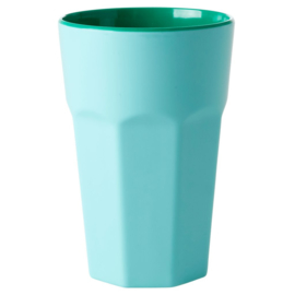 Rice Tall Melamine Cup - Mint & Green
