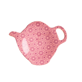 Rice Melamine Tea Bag Plate in Marrakesh Print - 'Dance it Out'