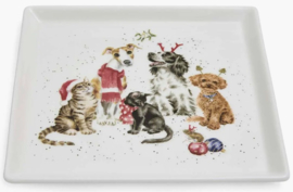 Wrendale Designs 'Office Party' Square Plate