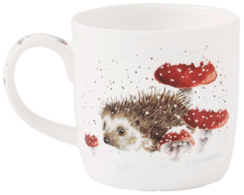 Wrendale Designs 'Home for Christmas' Hedgehog Mug