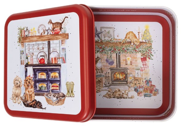 Wrendale Designs Christmas Tin 'Country Kitchen'