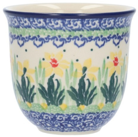 Bunzlau Tulip Mug 200 ml Dancing Daffodils -Limited Edition-