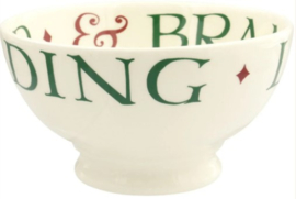 Emma Bridgewater Christmas Toast - Lots Of Puddings - French Bowl