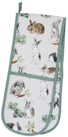Ulster Weavers Double Oven Glove - Rabbit Patch