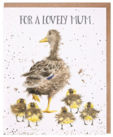 Wrendale Designs 'Lovely Mum' Card