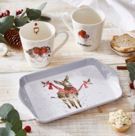 Wrendale Designs 'Winter Friends' Two Mug & Tray Set -kerst-