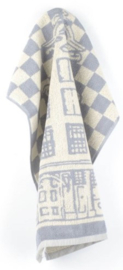 Bunzlau Kitchen Towel - Canal Houses Grey