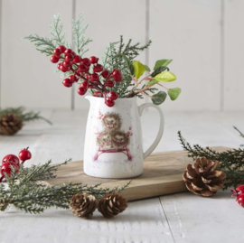 Wrendale Designs Posy Jug 'Sledgehogs' Hedgehog